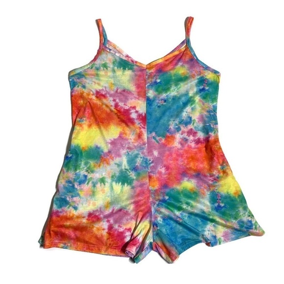 Suzanne Betro L tie dye cami romper - Picture 2 of 5